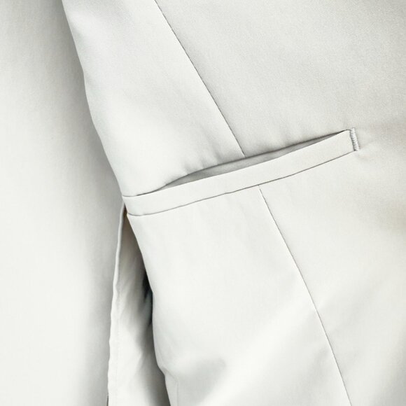 UNIQLO x THEORY AirSense Jacket Ultra Light Light Gray/Stone Men's Blazer XS - Picture 6 of 9